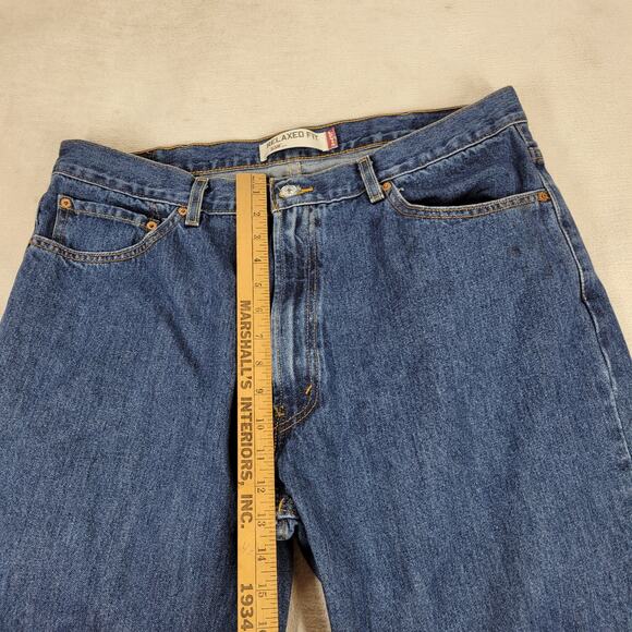 Vintage Levis 550 Jeans Mens Sz 40x32 Blue Medium Wash Denim Gorpcore Y2k Jean - Picture 4 of 16